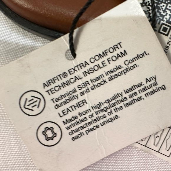 Zara 100% Leather Strappy Brown Thong Sandals BNWT Sz 9 - Picture 3 of 6